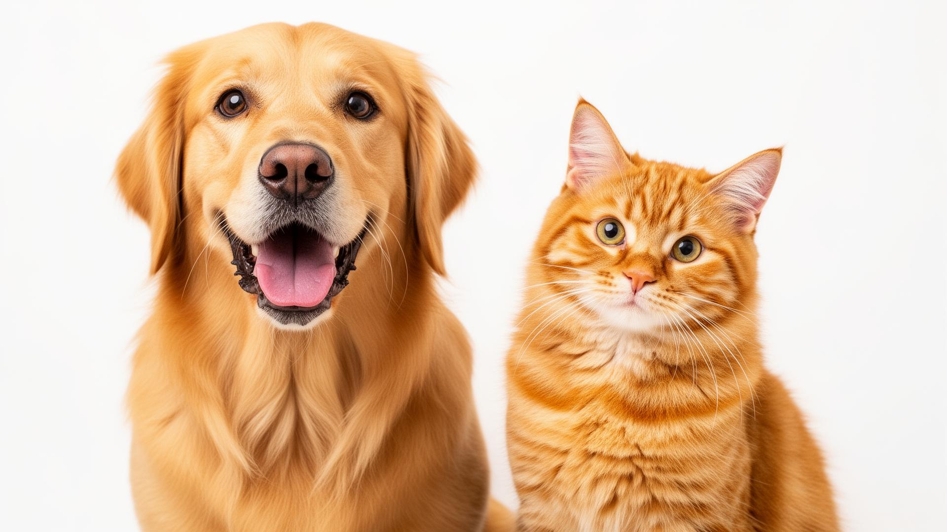 Cão e gato felizes - Parada Pet Araçatuba